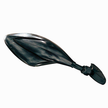 FAR UNIVERSAL RIGHT MIRROR FOR CARBON LOOK FAIRED MOTORCYCLES RIGHT MIRROR
