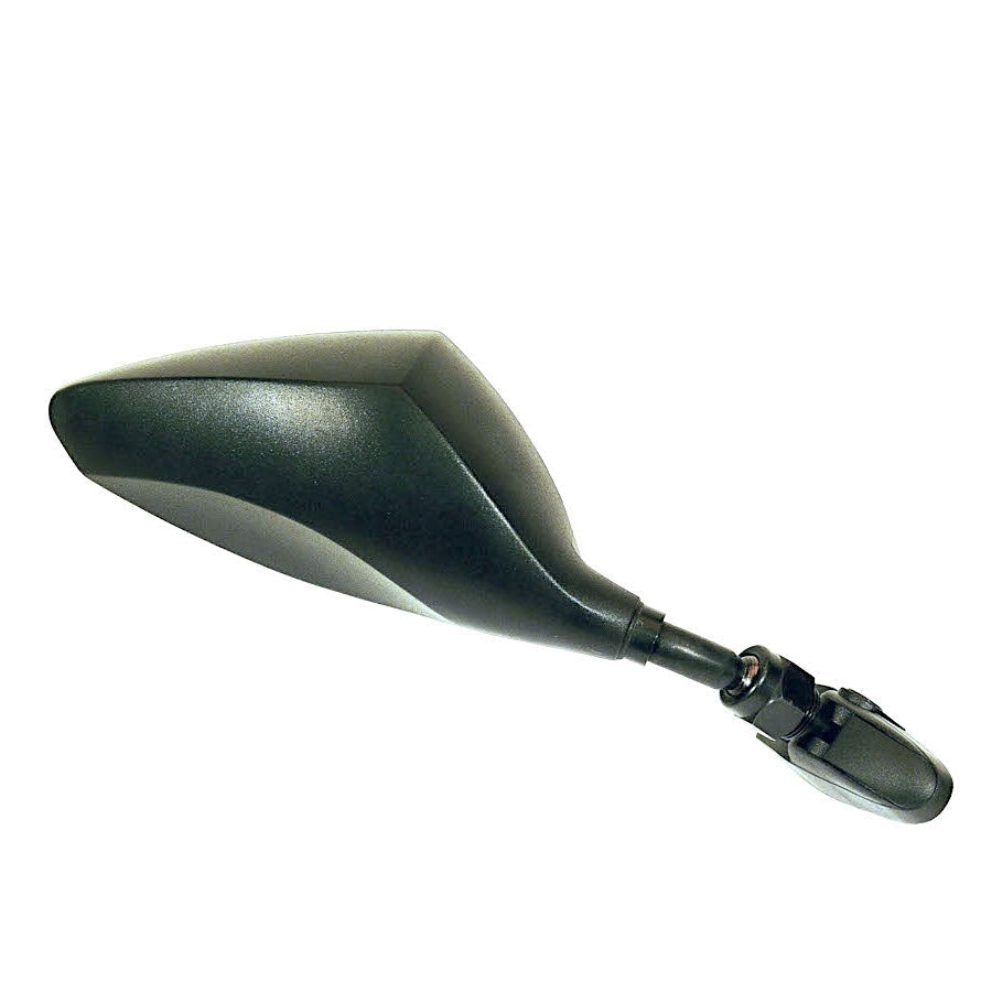 FAR RETROVISORE DESTRO UNIVERSALE MOTO CARENATE SPECCHIETTO NERO DX