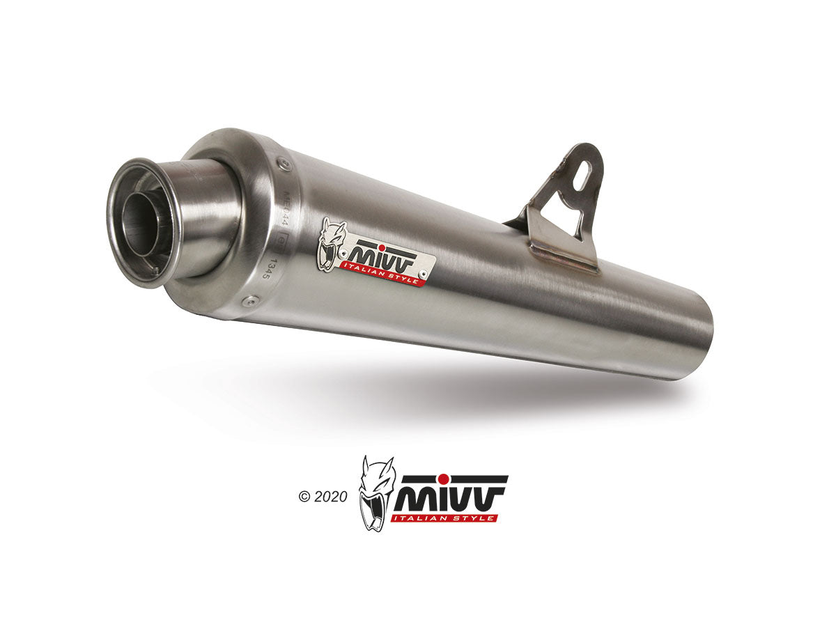 TERMINALE DI SCARICO ACCIAIO INOX RACING MIVV X-CONE KAWASAKI ER-6N/F 2005-2011