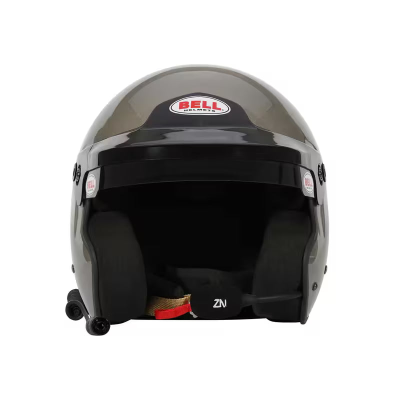 Bell Mag Rally Titanium SA 2020 helmet, featuring FIA 8859-15 certification and a sleek design for motorsport safety.