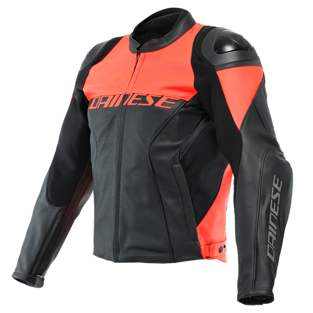 DAINESE RACING 4 PERFORATED MOTORCYCLE LEATHER JACKET SestaMarcia