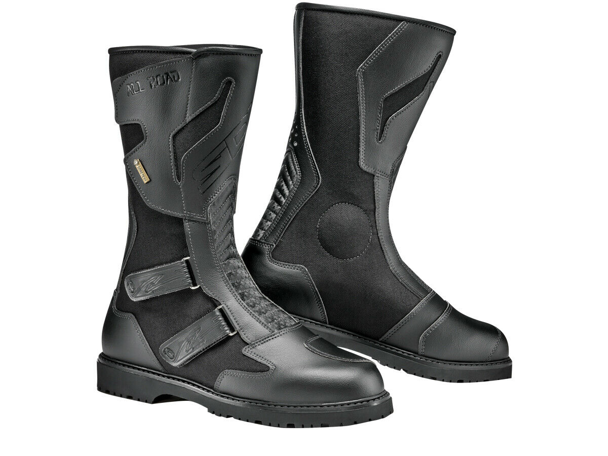STIVALI MOTO TURISMO IMPERMEABILI SIDI ALL ROAD GORE TEX NERO eBay